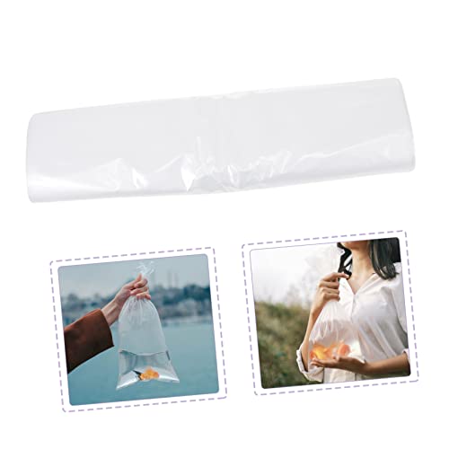 OUNONA 20pcs Transparent Aquarium Fish Packing Bags for Safe Transport and Display Tear-resistant Fish Shipping Pouches for Freshwater and Saltwater - size: 40X65X0.1CM