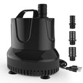 Simple Deluxe 1056GPH Submersible Water Fountain Pump, (4000L/H, 85W) Quick Water Change Aquarium Pump, 13ft High Lift, for Fish Tank, Pond, Hydroponics, Black - size: 1056 GPH (New Model)