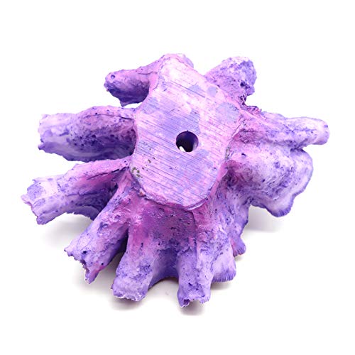 Besimple Aquarium Coral Ornaments Decor Fish Tank Plants Decoration for Aquarium Landscape,Purple - color: Purple
