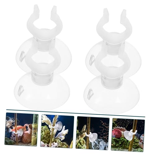 Toddmomy 20pcs Aquarium Cup Tubes Clips Fish Tank Water Hose Holders Tubing Clips for Secure Fixation for Aquariums Easy Installation