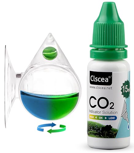Aquarium CO2 Acrylic Drop Checker CO2 Indicator (Tear Drop & 15ml) - color: Tear Drop & 15ml