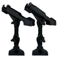 2 Pack Baitcaster/Spinning Rod Holder with Side Deck Mount - color: Extender Holder + Mount