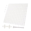 BESPORTBLE 1set Aquarium Isolation Panel Grid Tray Clips Cable Ties for Fish Tank Breeding Easy to Install Divider for Aquatic Environments