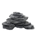 Unocho Natural Slate Stone Reptile Basking Platform Rock 10lb Fish Tank Rocks for Aquascaping Terrarium Decoration&Reptile Habitats Tortoise Enclosures(2-6 inches) - size: 10LB(2-6 inches)