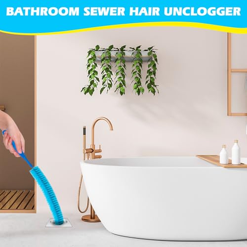 Dryer Vent Cleaner Brush, Lint Remover&Drain Snake for Trap Filter Cleaning | Flexible Long Cleaning Brush for Dryer Vent Lint Removal, Drain Snake Unclogger and Trap Filter Deep Cleaner Kit