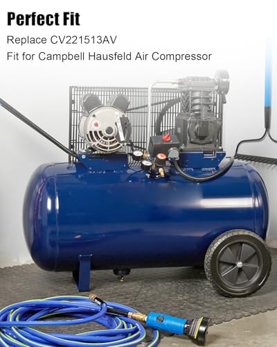 Air Compressor Check Valve Fit for Campbell Hausfeld 1/2" Male NPT Tank X 3/8" Compression Tube 1/8" NPT Unloader Port Replace CV221513AV