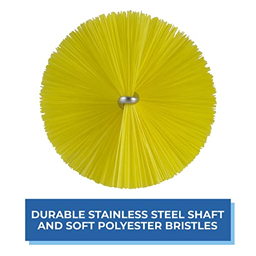 Vikan 53706 Tube Brush,2.4",PP/PBT,Yellow - color: Yellow
