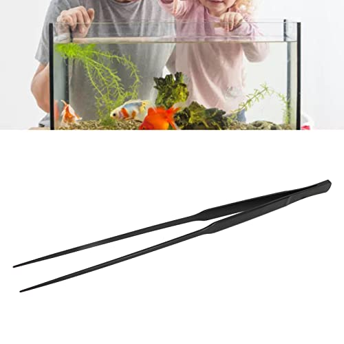 Stainless Steel Aquarium Tweezers, Aquarium Tools Kit, Aquarium Aquascaping Tool, Long Handle Fish Forceps, Aquarium Maintenance Tool for Fish Tank Plants Gravel Corals