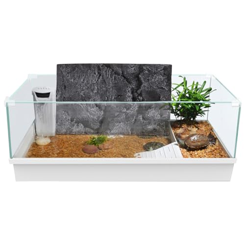 Alipis Stone Background Board for Reptile Tank 3D Aquarium Decor Fish Tank Decorative Panel