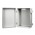 Sunnyglade ABS Plastic Dustproof Waterproof IP65 Junction Box Universal Durable Electrical Project Enclosure with Lock (15.7“x11.8”x7”) - size: 15.7“x11.8”x7”