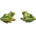 2pcs Miniature Frog Figurine, Fish Tank Decoration Fairy Garden Turtle Statue Landscape Indoor Outdoor Decor Ornament