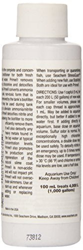 Seachem Prime Fresh and Saltwater Conditioner - Chemical Remover and Detoxifier 100 ml - size: 100 mL, style: Conditioner