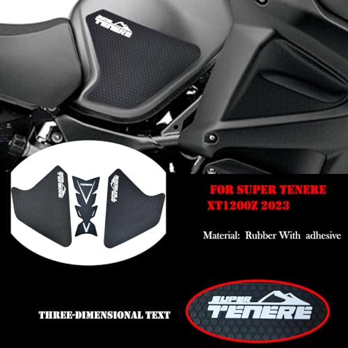 for Super Tenere XT1200Z 2023 2022 2021-2010 Motorcycle Accessories Modification Fuel Tank Anti-Slip Stickers Knee Pads Side Stickers Fuel Tank Decorative Stickers Tank Grip