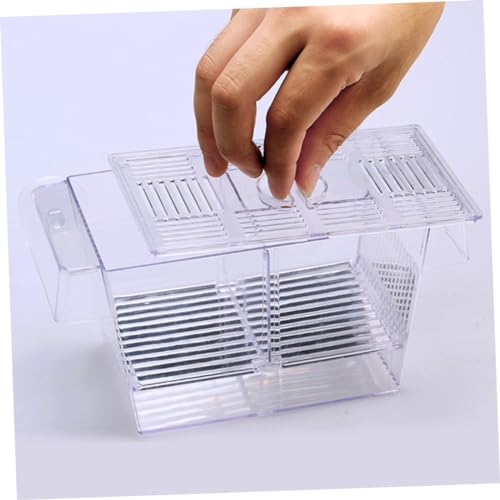 LIOOBO Fry Isolation Tank Aquarium Fish Net Incubation Container for Fish Safe Fry Box