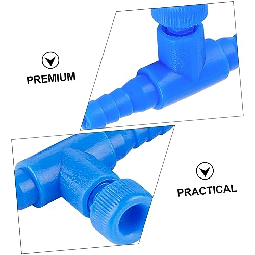 20pcs Fish Tank Air Flow Control Valves Aquarium Oxygen Shunt Head Plastic Air Flow Splitter Easy to Operate for Various Aquariums