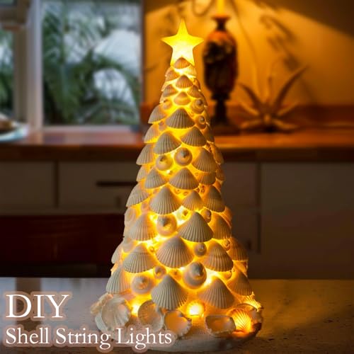 68 Pcs Small Natural Scallop Seashells 1-1.5 Inch Decorative Sea Shells for DIY Painting Projects,Coastal Crafts,Beach Theme Decor,Wedding Centerpieces, Aquarium,Vase Fillers,White,Colored Mix - color: White/Small