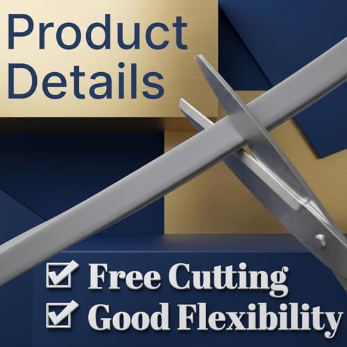Kingdder Rubber Edge Trim 1/16" U Channel Sheet Metal Edge Protector Door Seal Strip Guard Weather Resistance Fits for Car Doors Steel Plates Glass Hatches Table Corners(10 Feet Long, Grey) - size: 1/16" U ,10 Feet Long