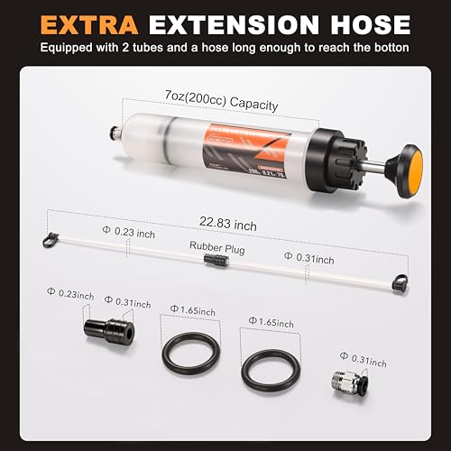 FOUR UNCLES Fluid Extractor & Filling Pump for Easy Oil Change - size: 200cc