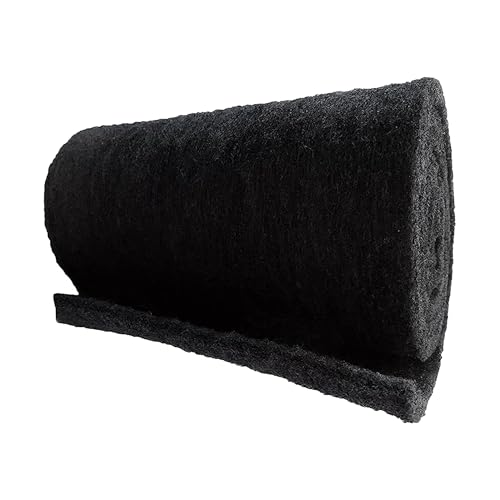 CFS Aquarium Carbon Pad - Cut to Fit Carbon Infused Filter Pad Media for Clean & Clear Fish Tank and Ponds (Carbon filter, 10.5" x 36") - size: 1 Pack - 10.5" x 36" – 1/8" Thickness