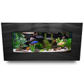 Aussie Aquariums AA-Skyline-BBLACK 2.0 Wall Mounted Aquarium Brushed Black - color: Black, size: Skyline