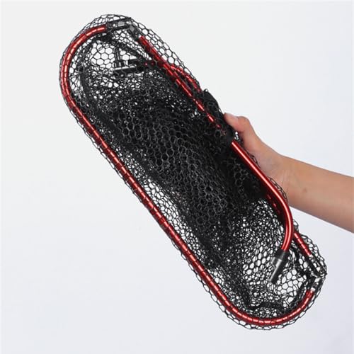 Aluminum Foldable Net Head Replacement Saltwater Fishing Tools Outdoor Landing Fishing 40cm / 60cm / 65cm - size: Small size 38X40cm