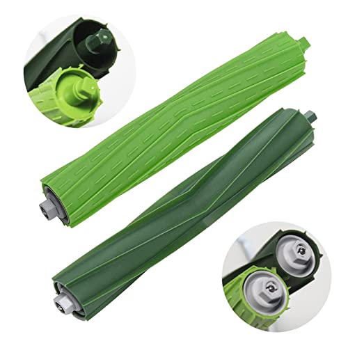 3 Sets Replacement Rubber Roller Brushes Compatible for iRobot Roomba E & I & J Series, Replacement Parts Accessory for J8+ i7+ i7 i1 i2 i3 i4 i6 i6+ i8 i8+Plus E5 E6 E7 Vacuum Cleaner - size: 3 Pair
