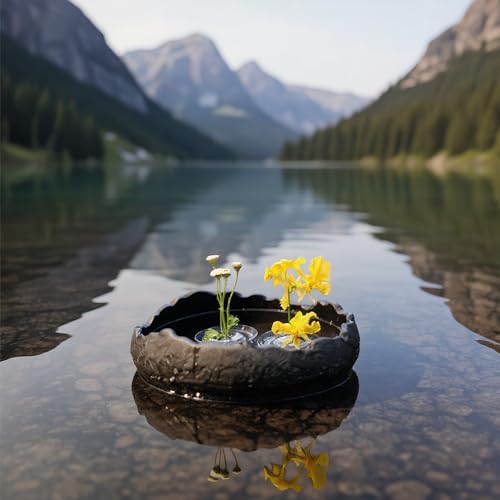 Creative Floating Flower Arrangement Holder Floral Stem for Water (10)
