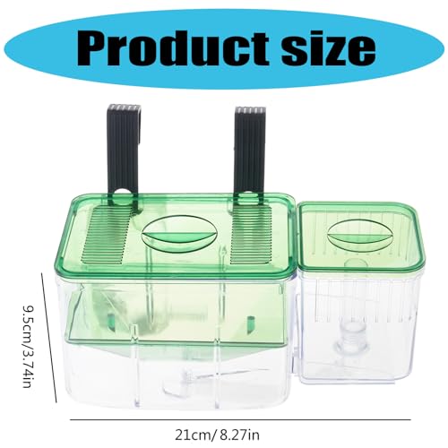 Floating Breeder Box for Fish Tanks for Isolating Sick or Hatching Eggs Breeding Chamber Reproduction Aquaculture Isolation Box