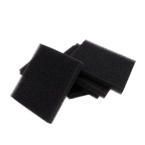 ALEGI Aquarium Bio Sponge Fitler Media, 6.28 x 5.5 x 0.78 Inch Fish Tank Filter Cartridge Filter Foam Pad Inserts for ML350 (6 Pack) - size: 6 Pack