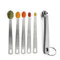 Measuring Spoons,Includ 1/4 tsp, /8 tsp,1/16 tsp,1/32 tsp,1/64 tsp | 5Pcs Measuring Spoons Set,Tablespoon and Teaspoon for Measure Liquid and Dry Ingredients,Stainless Steel measuring Cups