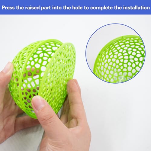 4 PCS Shrimp Dome Hide, Fish Tank Porous Cave Shelter Hideout Ornament for Aquarium Small Fish Shrimp Habitat Rest (Black, White, Green)