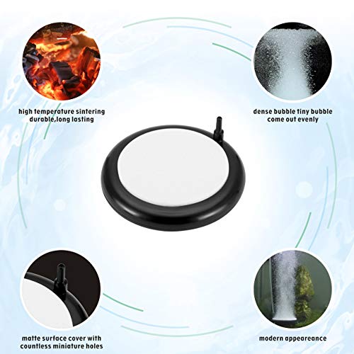 hygger Aquarium Air Stone, Bubble Stone Fish Tank Oxygen Ultra Silent Deep Dissolving Oxygen Diffuser Kit for Aquarium Fish Tank and Hydroponic