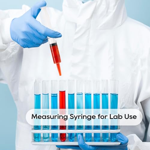 JOLLY PARTY 100 Pack 20mL Syringes, Plastic Syringes with Catheter Tip and Cap, Individually Sealed Feeding Syringe For Dogs, Measuring Syringe For Liquid, Scientific Labs, Refilling, Dispensing