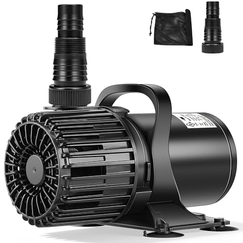 VIVOHOME Electric 220W 4500GPH Submersible Water Pump for Koi Pond Pool Waterfall Fountains Fish Tank and Aquarium - size: 4500GPH