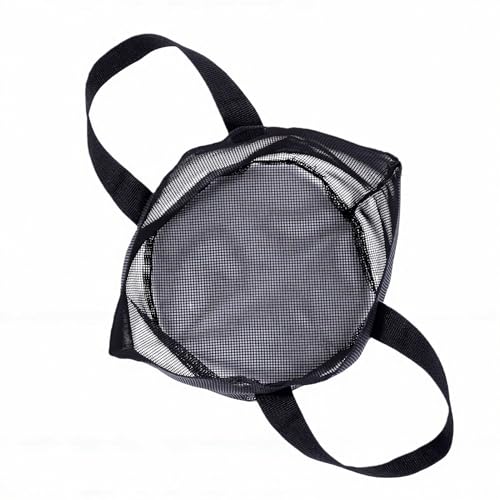 Zunate 4PCS Mesh Pond Plant Baskets, Reusable PVC Pond Planting Bags with Handles, Heavy Duty Tear Proof Containers for Garden Bog Plants, Aquarium Flower Vegetable Planter (Round) - size: Round