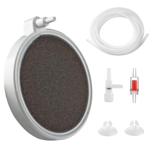 Air Stone for Fish Tank, 6 Inch Silent Bubble Stone Super-High Dissolved Oxygen Diffuser for 100-150 Gal Aquarium Fish Tank and Hydroponic - size: 6 Inch, for 100-150 Gal