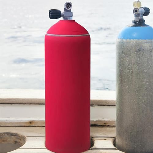 kowaku Scuba Diving Tank Cover Neoprene Dive Cylinder Sleeve Dive Tank Protective Cover - color: Red