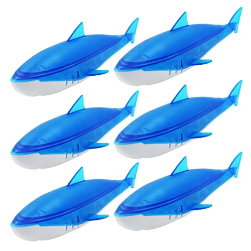 Humidifier Cleaner Fish 6 Pack,Humidifiers Fish Tanks Cleaner,Warm&Cool Most Humidifiers and Fish Tank,Purifier Water (Blue) - color: Blue