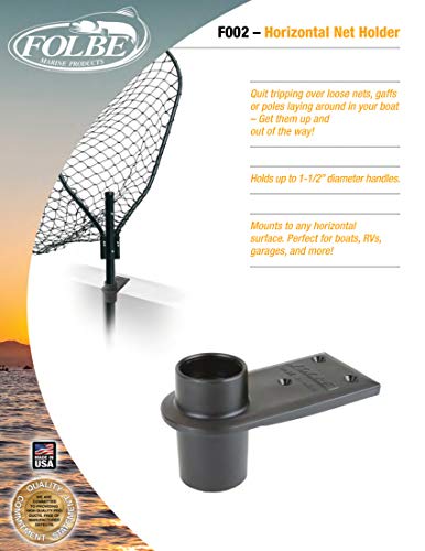 F002 - Net & Gaff Holder - Horizontal Mount