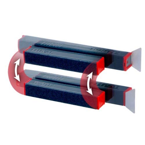 Fluval Razor+ 2-in-1 Magnet Scraper Replacement Blades, Aquarium Glass Scraper Replacement Part, Small, 3-Pack