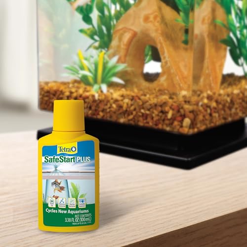 Tetra SafeStart Plus, For Newly Set-Up Fish aquariums, 100 ml, 3.38-Ounce - size: 100 ml, 3.38-Ounce