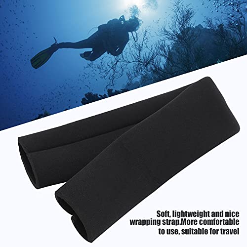 Alomejor 5mm Diving BCD Backplate Crotch Strap Rubber + Nylon Comfortable Weight Belt Cover