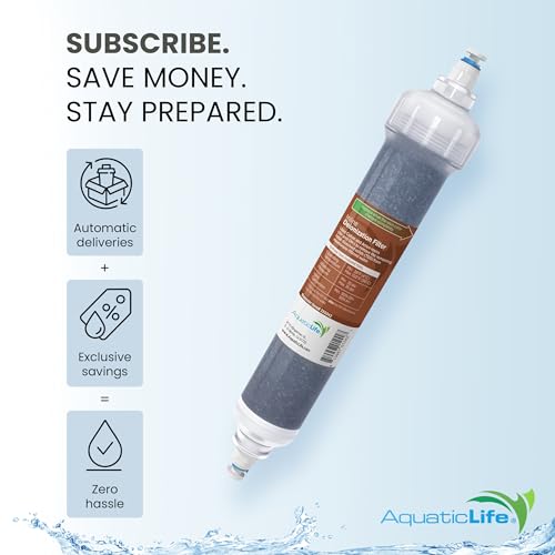 Aquatic Life DI Color Changing Mixed Bed Resin Cartridge, Aquarium, Hydroponics