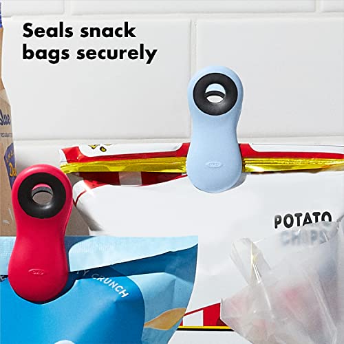 OXO All Purpose Magnetic Clips, 1 EA (Pack of 2) - color: Navy Blue/Yellow/Red & Light Blue, size: 4 Piece All-Purpose Set (Pack of 2)