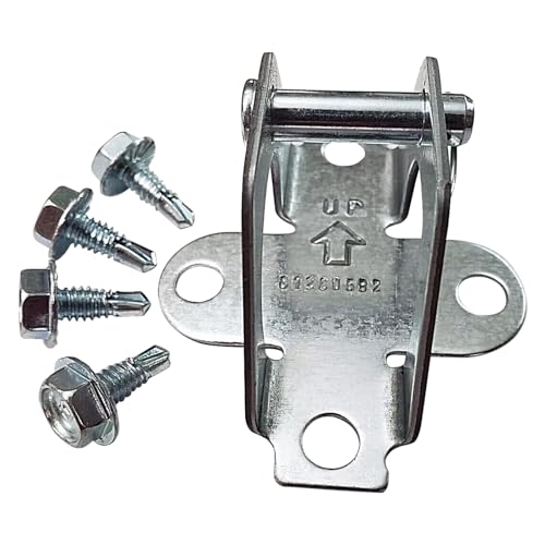 41A5047 Door Bracket for Garage Door Openers, Replacement Door Bracket Compatible with All Chamberlain, Craftsman and LiftMaster Models Made After 1993, with Pin and Clip & 4 Fasteners - style: 41A5047