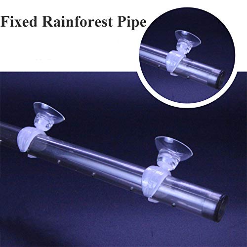 Aquarium Heater Clip Holder Aquarium Tube Clip Suction Cup Clip, 4 Pieces (Clip Inner diam:0.69")