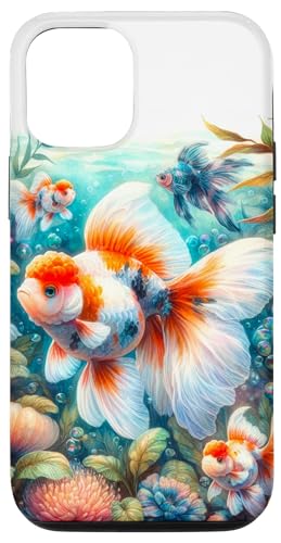 iPhone 13 Pro Oranda Goldfish Underwater Fancy Goldfish Lovers Aquarium Case