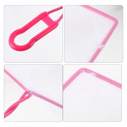 5pcs Small Aquarium Fish Net Set 5-inch Handheld Fine Mesh Fish Tank Nets and Aquascaping Tools