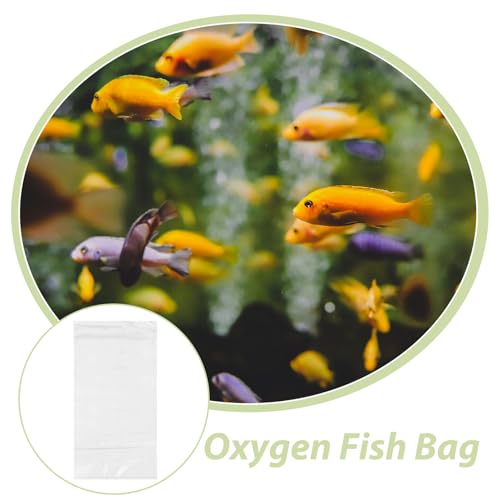 50pcs Live Fish Shipping Bags Small Handheld Plastic Fish Transport Bags with Seal for Aquarium 30x60cm