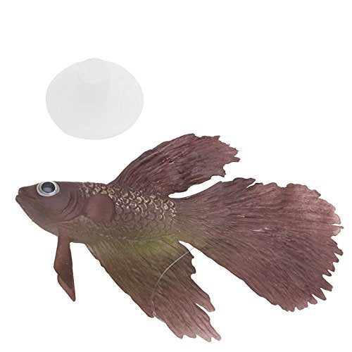Artificial Aquarium Fish Decorations Silicone Betta Moving Floating Realistic Small Fish Fake Fish for Ornaments